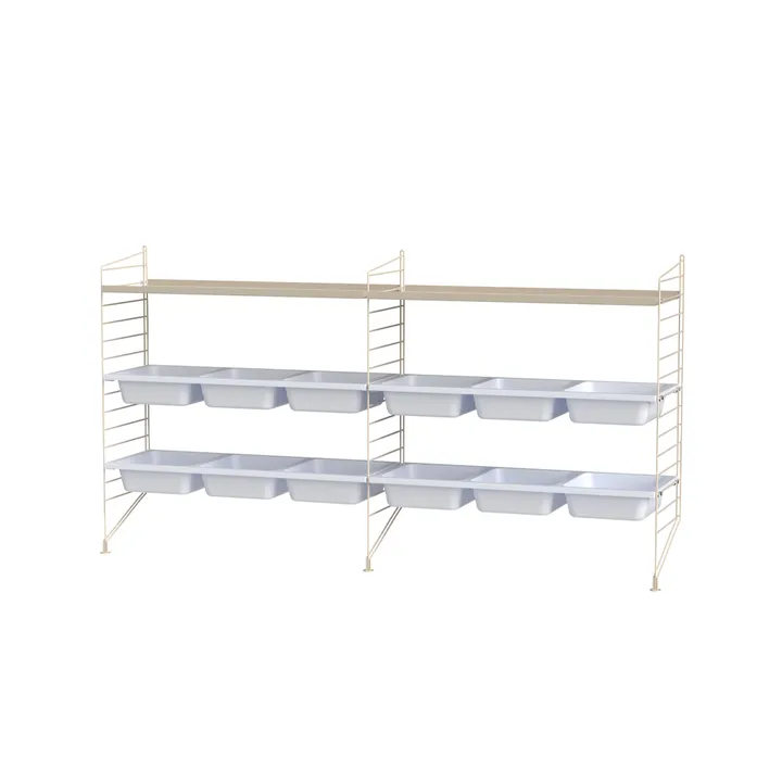Habitación de niños String beige - Combinación F - String