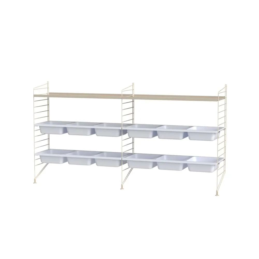 Habitación de niños String beige - Combinación F String