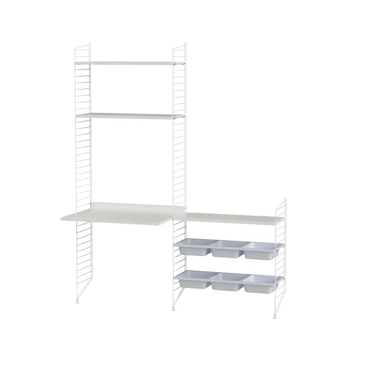 Habitación de niños String blanco - Combinación E - String