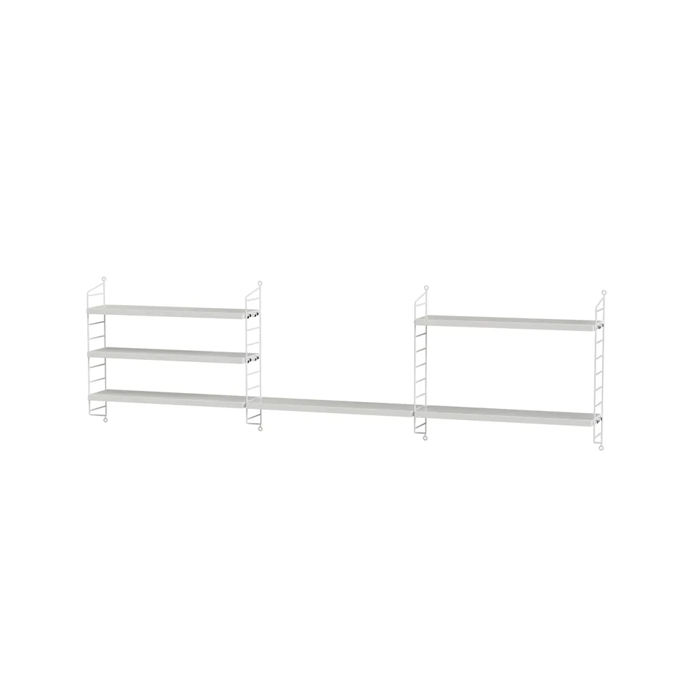 Habitación de niños String blanco - Combinación H,  String