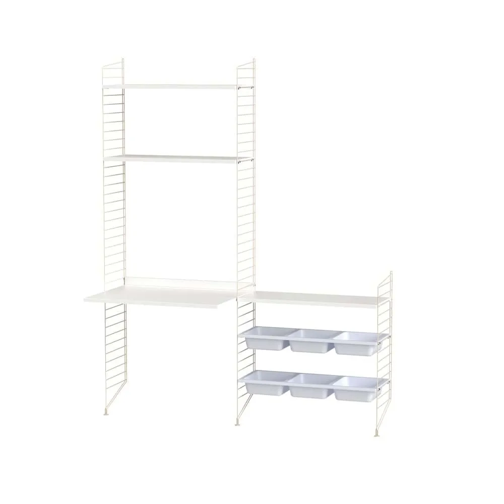 Habitación de niños String blanco y beige - Combinación E String