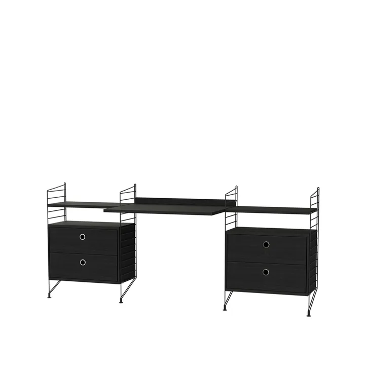 Habitación de niños String negro - Combinación C - String