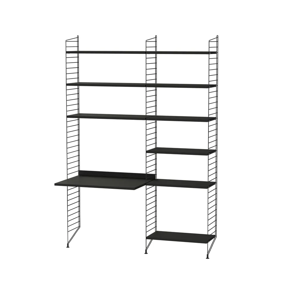 Habitación de niños String negro - Combinación D,  String