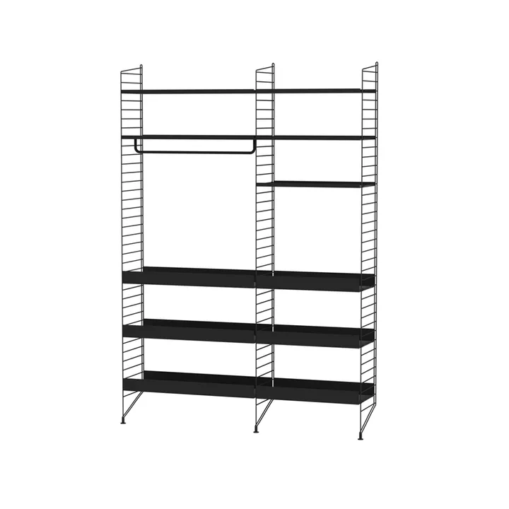 Habitación de niños String negro - Combinación F - String