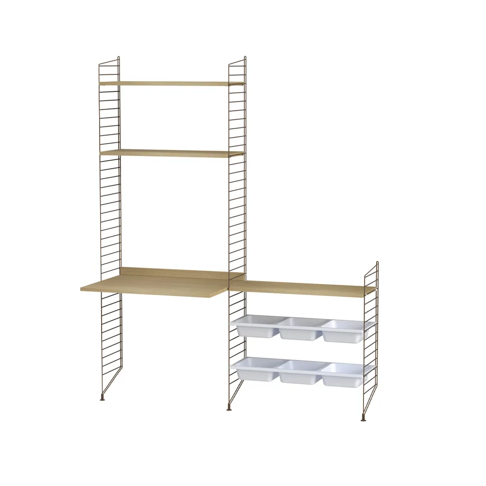 Habitación de niños String roble y marrón - Combinación E String