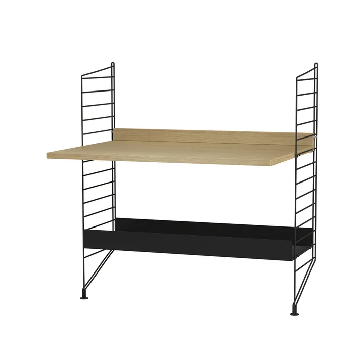 Habitación de niños String roble y negro - Combinación A - String
