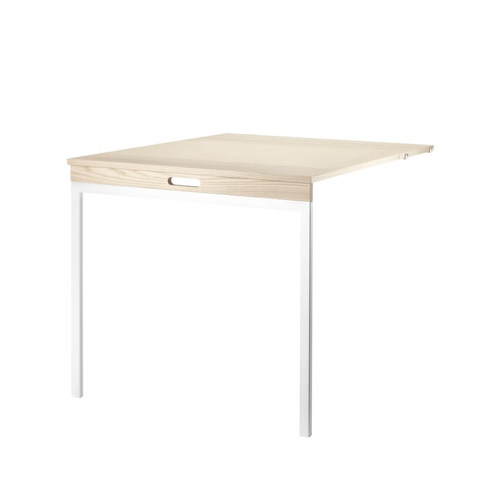 Mesa plegable String - Fresno-patas de metal blancas - String