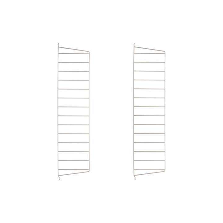 Panel de pared String - Beige, 75x20 cm, set de 2 - String