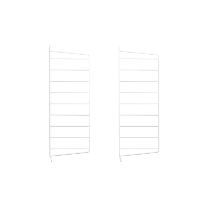 Panel de pared String, Blanco, 50x20 cm, paquete de 2 String