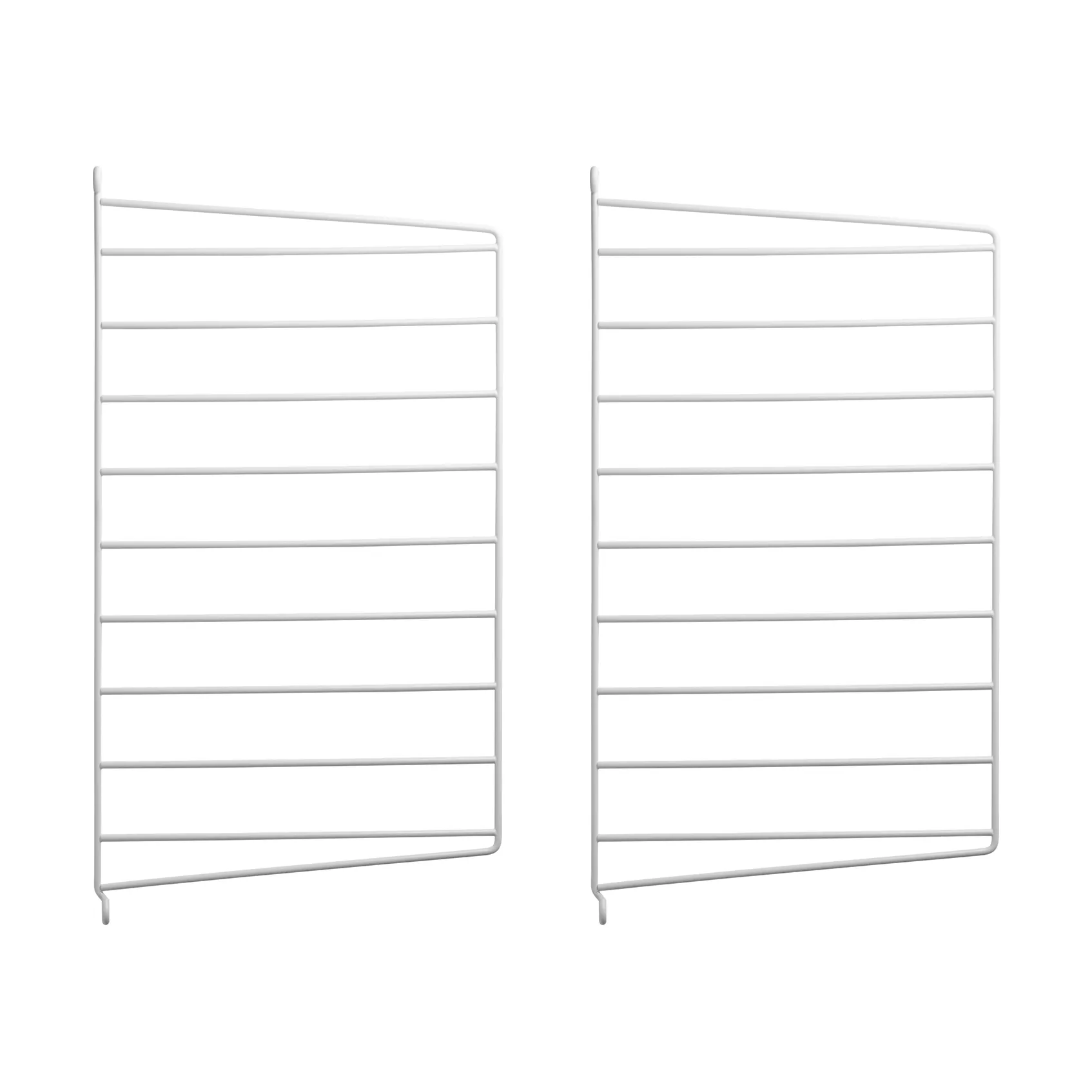 Panel de pared String, Blanco, 50x30 cm, paquete de 2 String