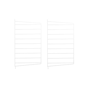 Panel de pared String - Blanco, 50x30 cm, paquete de 2 - String