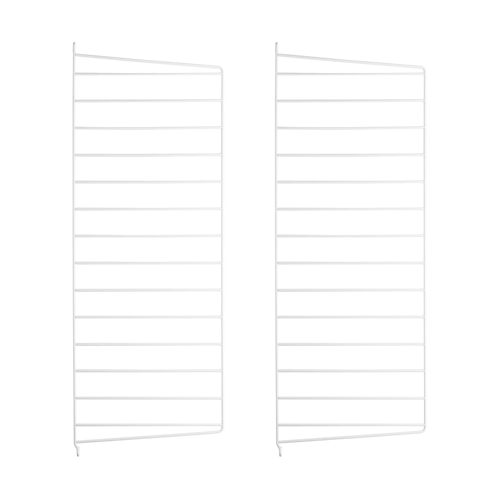 Panel de pared String, Blanco, 75x30 cm, paquete de 2 String