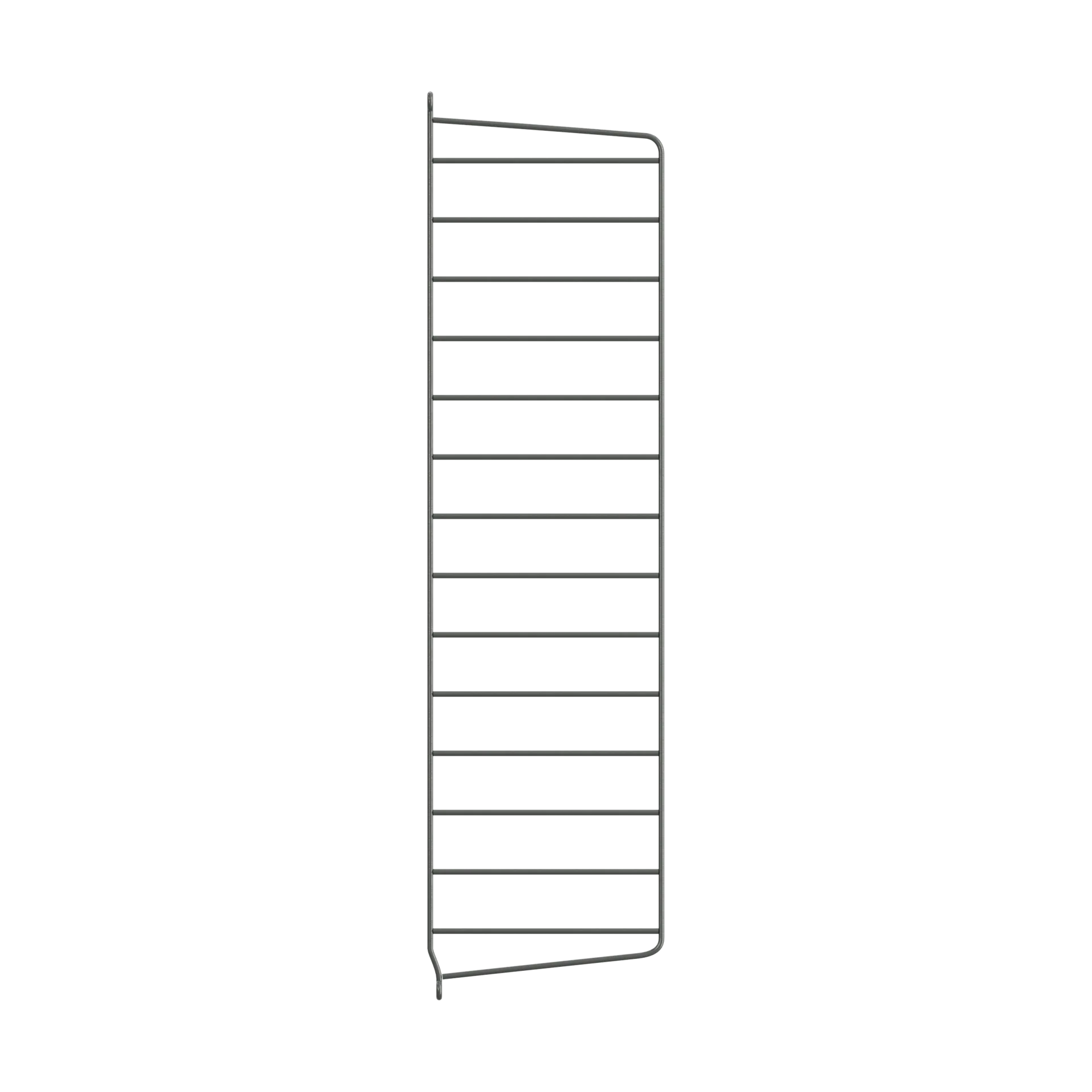 Panel de pared String, Gris oscuro, 75x20 cm, paquete de 1 String