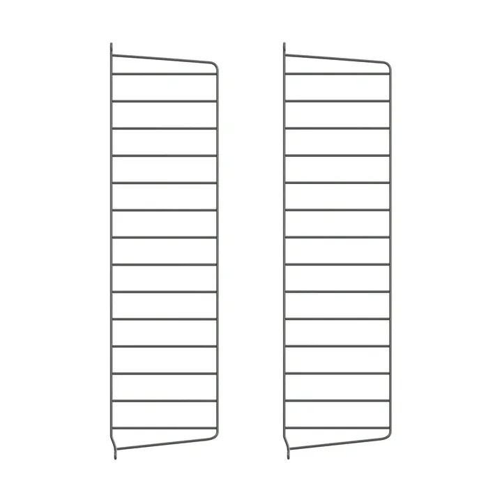 Panel de pared String - Gris oscuro, 75x20 cm, paquete de 2 - String