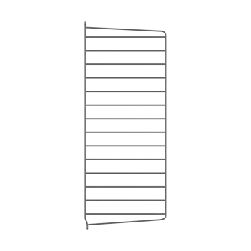 Panel de pared String - Gris oscuro, 75x30 cm, paquete de 1 - String