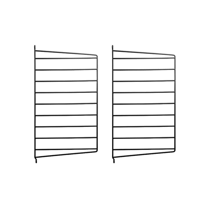 Panel de pared String - Negro, 50x30 cm, paquete de 2 - String