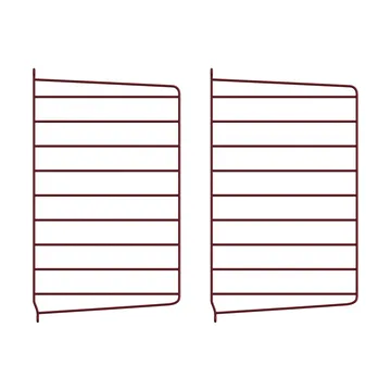 Panel de pared String - Rojo oscuro, 50x30 cm, 2-pack - String