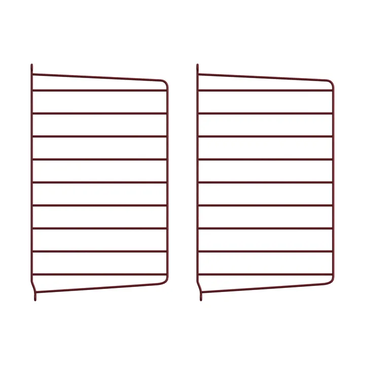 Panel de pared String - Rojo oscuro, 50x30 cm, 2-pack - String