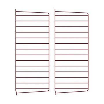 Panel de pared String - Rojo oscuro, 75x30 cm, 2-pack - String
