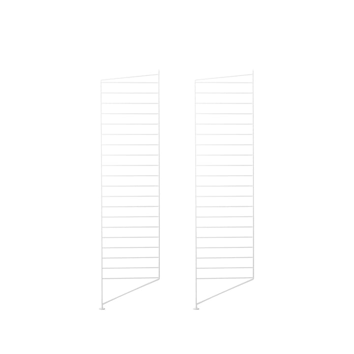 Panel de suelo String - Blanco, 115x30 cm, paquete de 2 - String