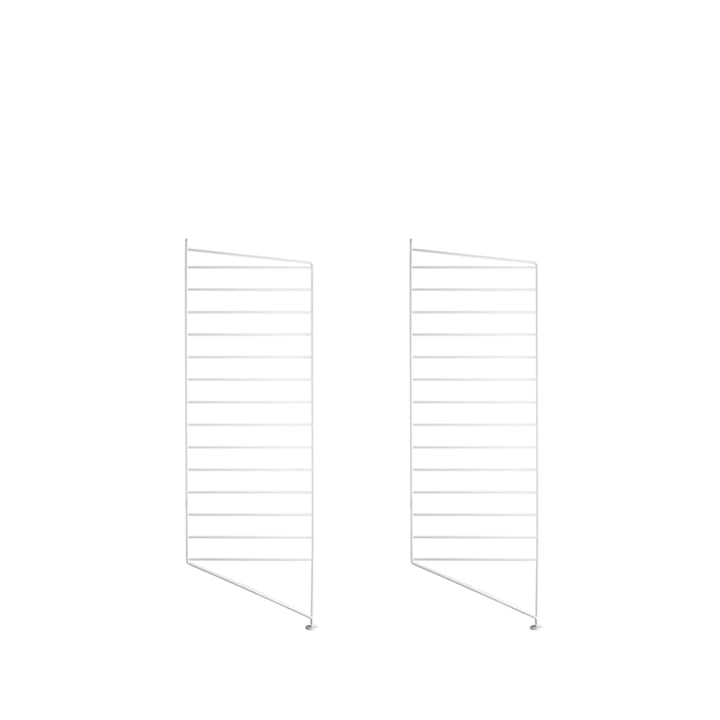 Panel de suelo String - Blanco, 85x30 cm, paquete de 2 - String