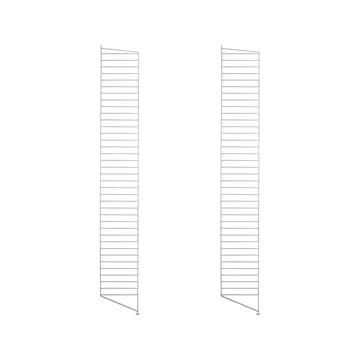 Panel de suelo String - Gris, 200x30 cm, paquete de 2 - String