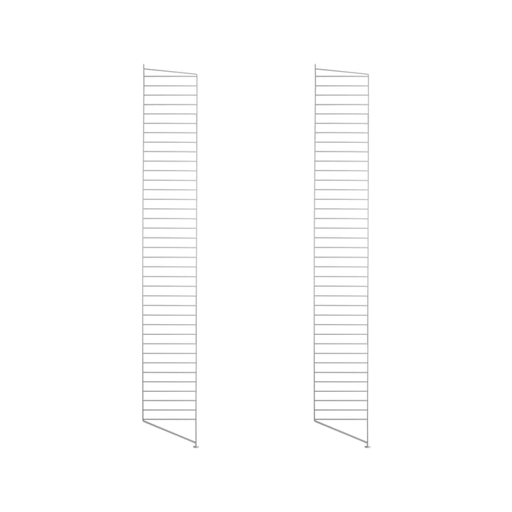 Panel de suelo String - Gris, 200x30 cm, paquete de 2 - String