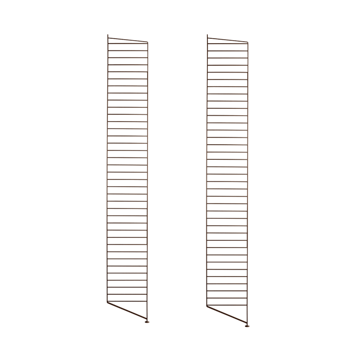 Panel de suelo String - Marrón, 200x30 cm, paquete de 2 - String