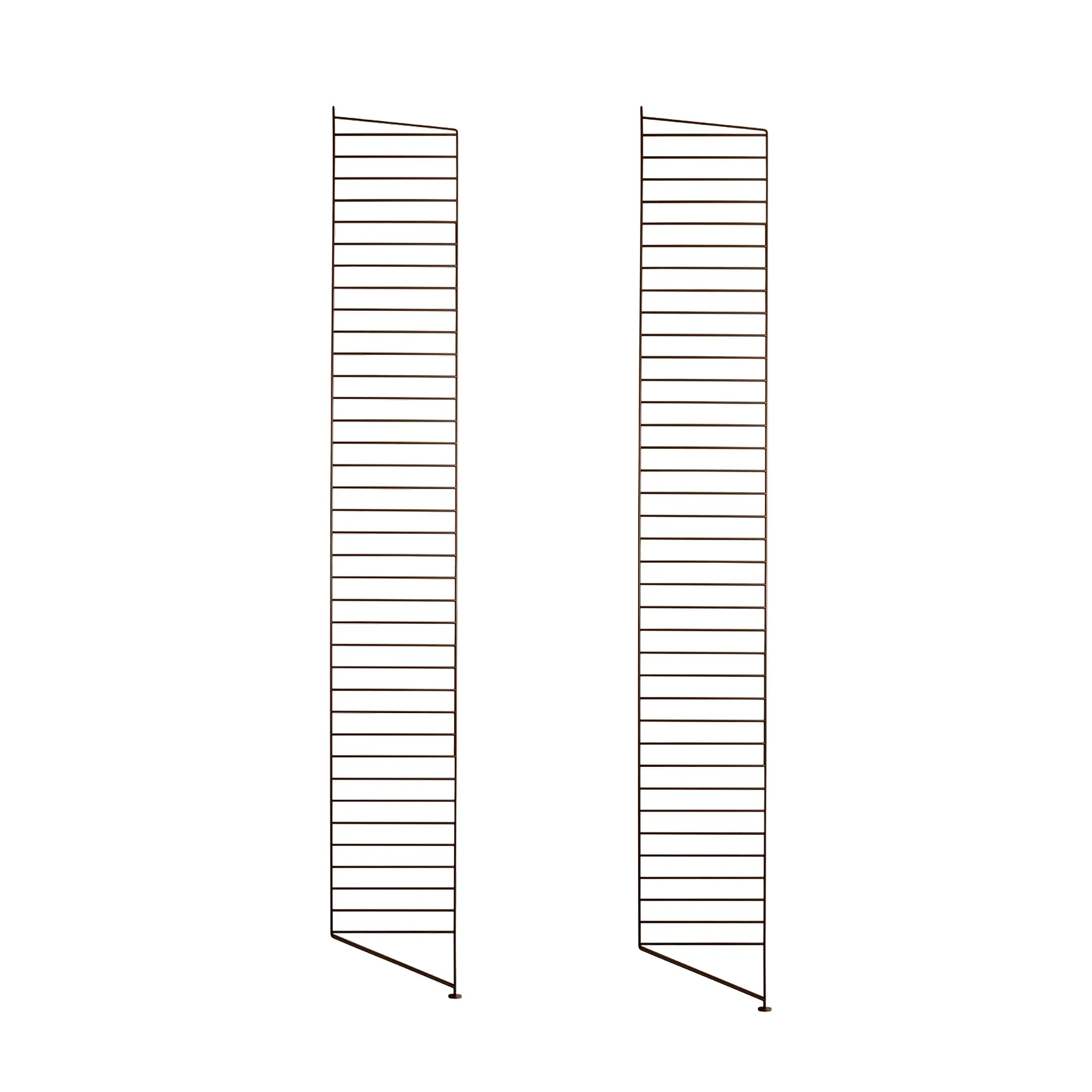 Panel de suelo String, Marrón, 85x30 cm, paquete de 2 String