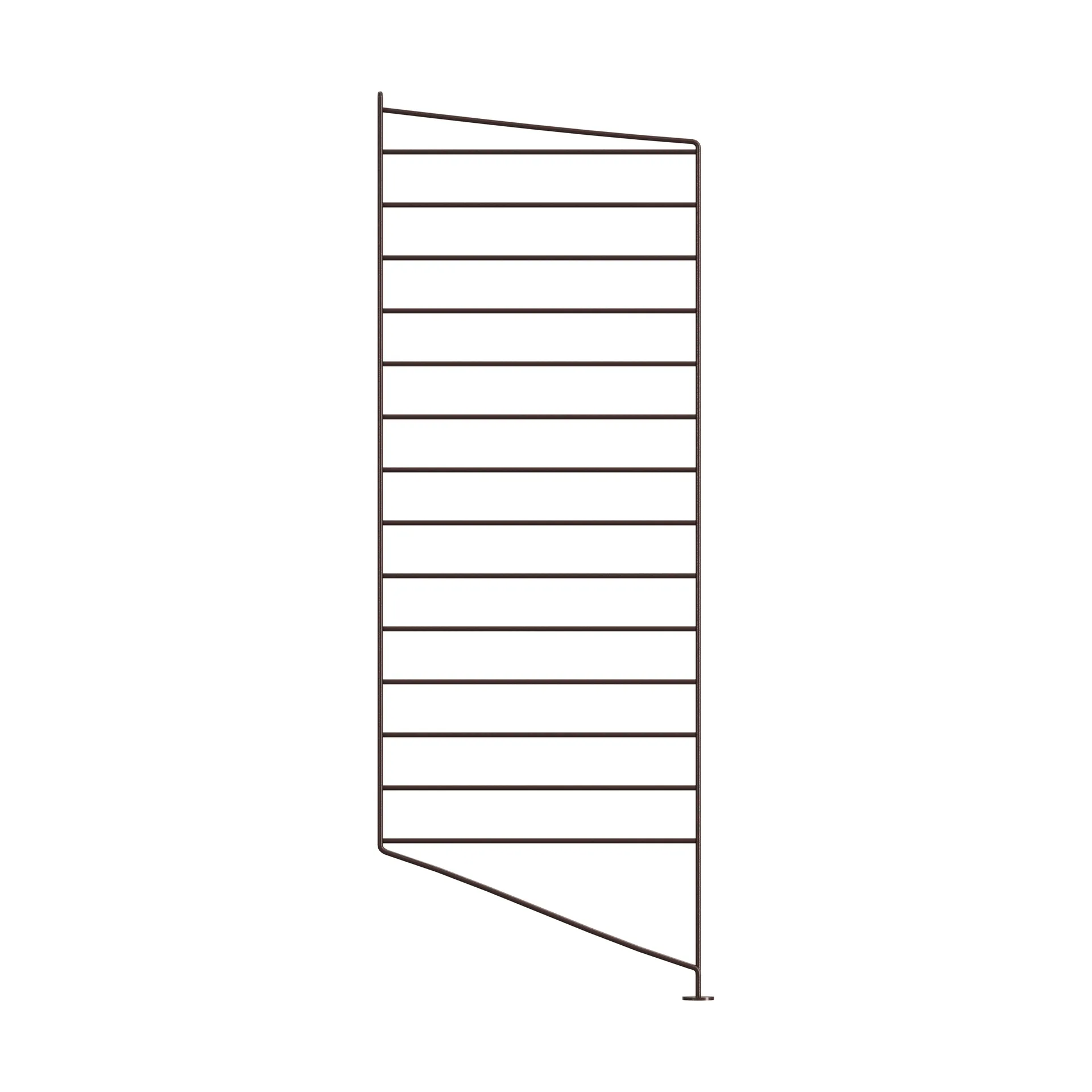 Panel de suelo String, Marrón oscuro, 85x30 cm, pack de 1 String