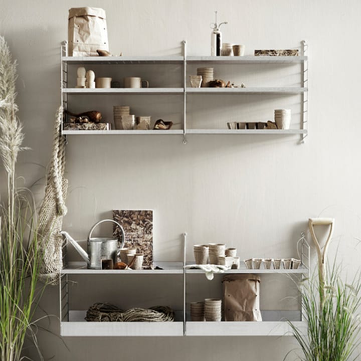 Panel de suelo String Outdoor, Galvanizado, 85x30cm, paquete de 1 String