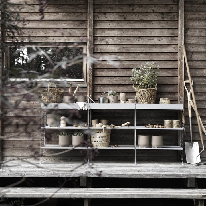 Panel de suelo String Outdoor, Galvanizado, 85x30cm, paquete de 1 String