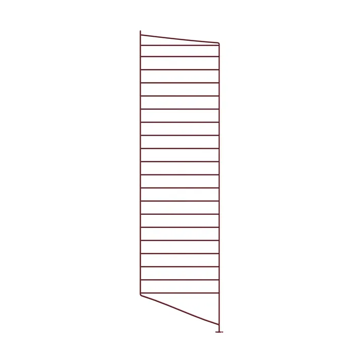 Panel de suelo String - Rojo oscuro, 115x30 cm, 1-pack - String