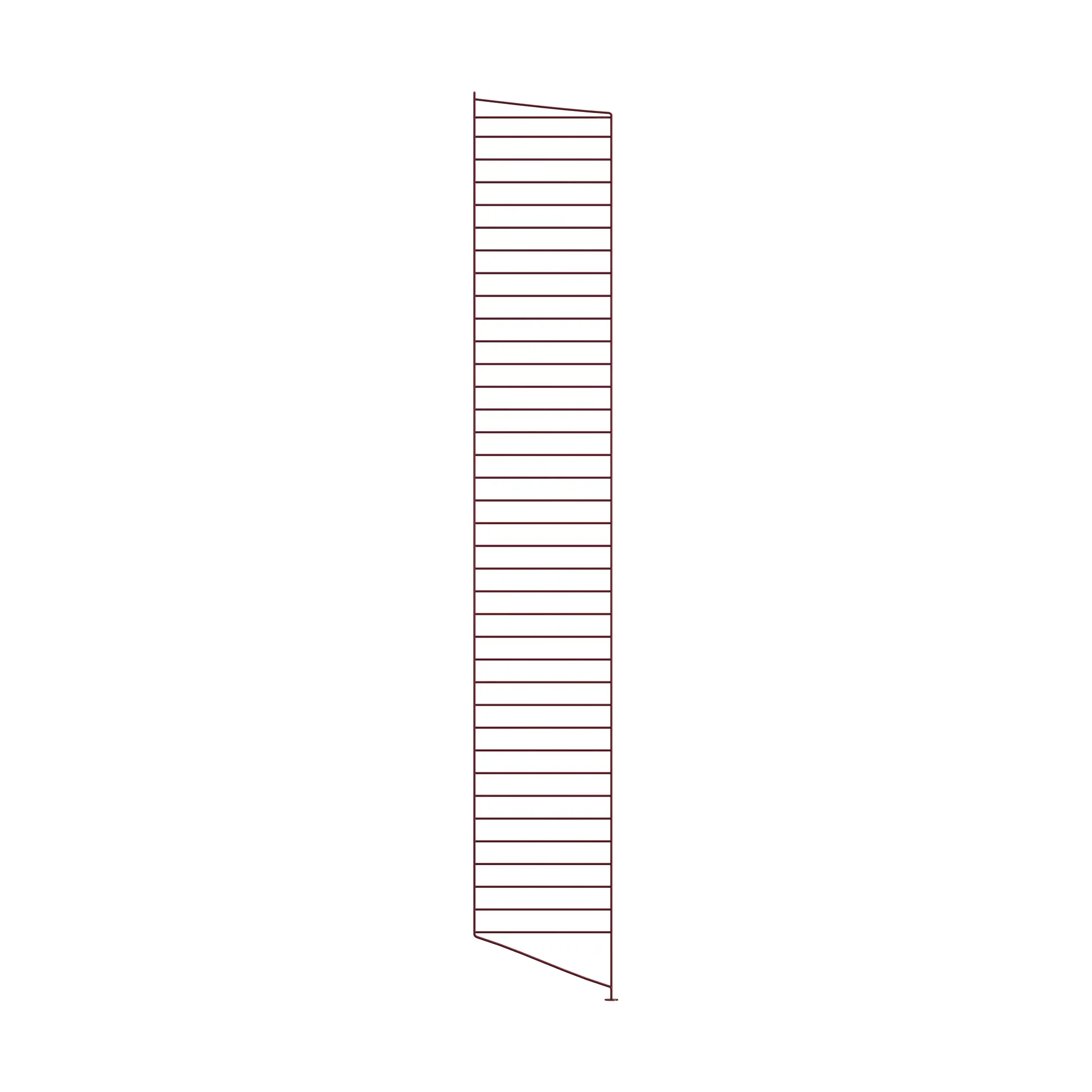 Panel de suelo String, Rojo oscuro, 200x30 cm, 1-pack String