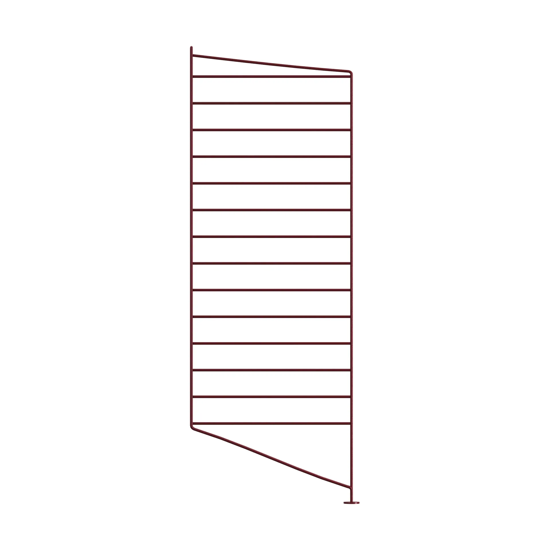 Panel de suelo String, Rojo oscuro, 85x30 cm, 1-pack String