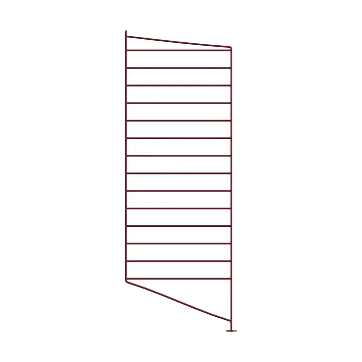 Panel de suelo String - Rojo oscuro, 85x30 cm, 1-pack - String