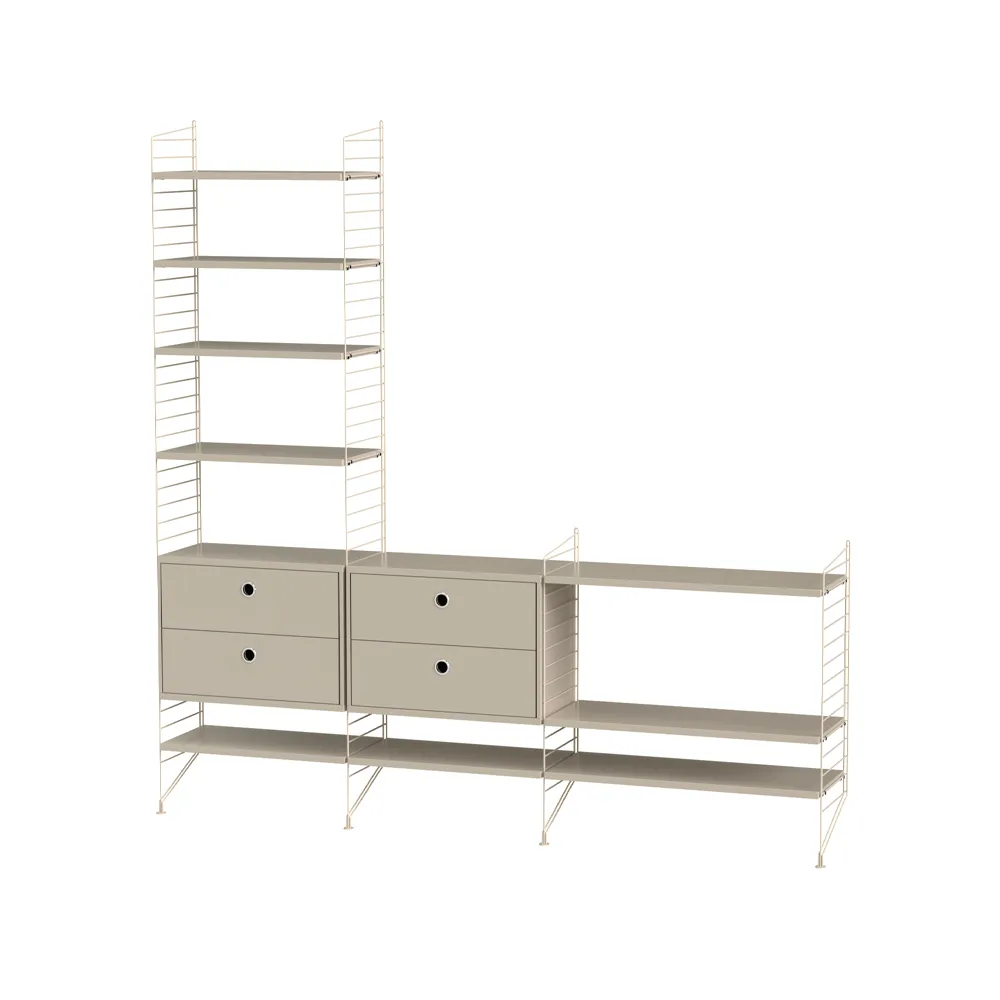 Salón String beige - Combinación J,  String