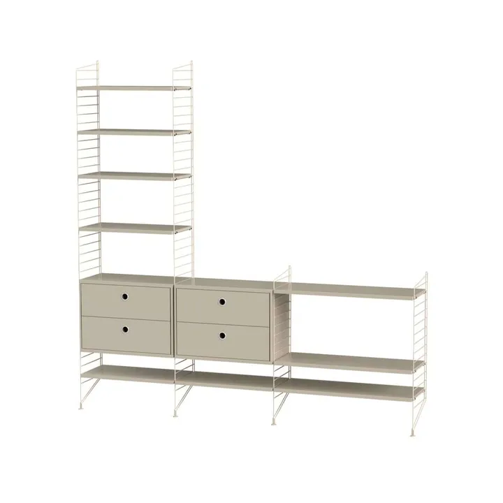 Salón String beige - Combinación J - String