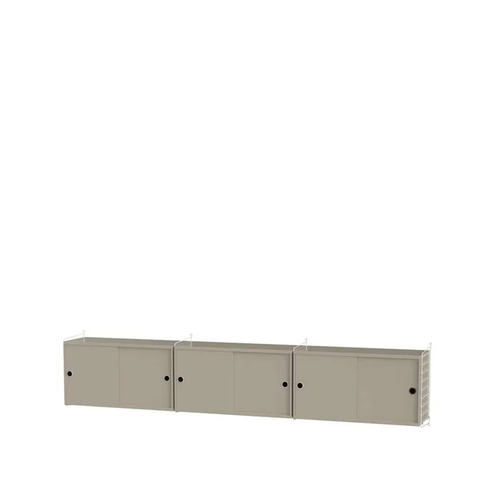 Salón String beige y blanco - Combinación D - String