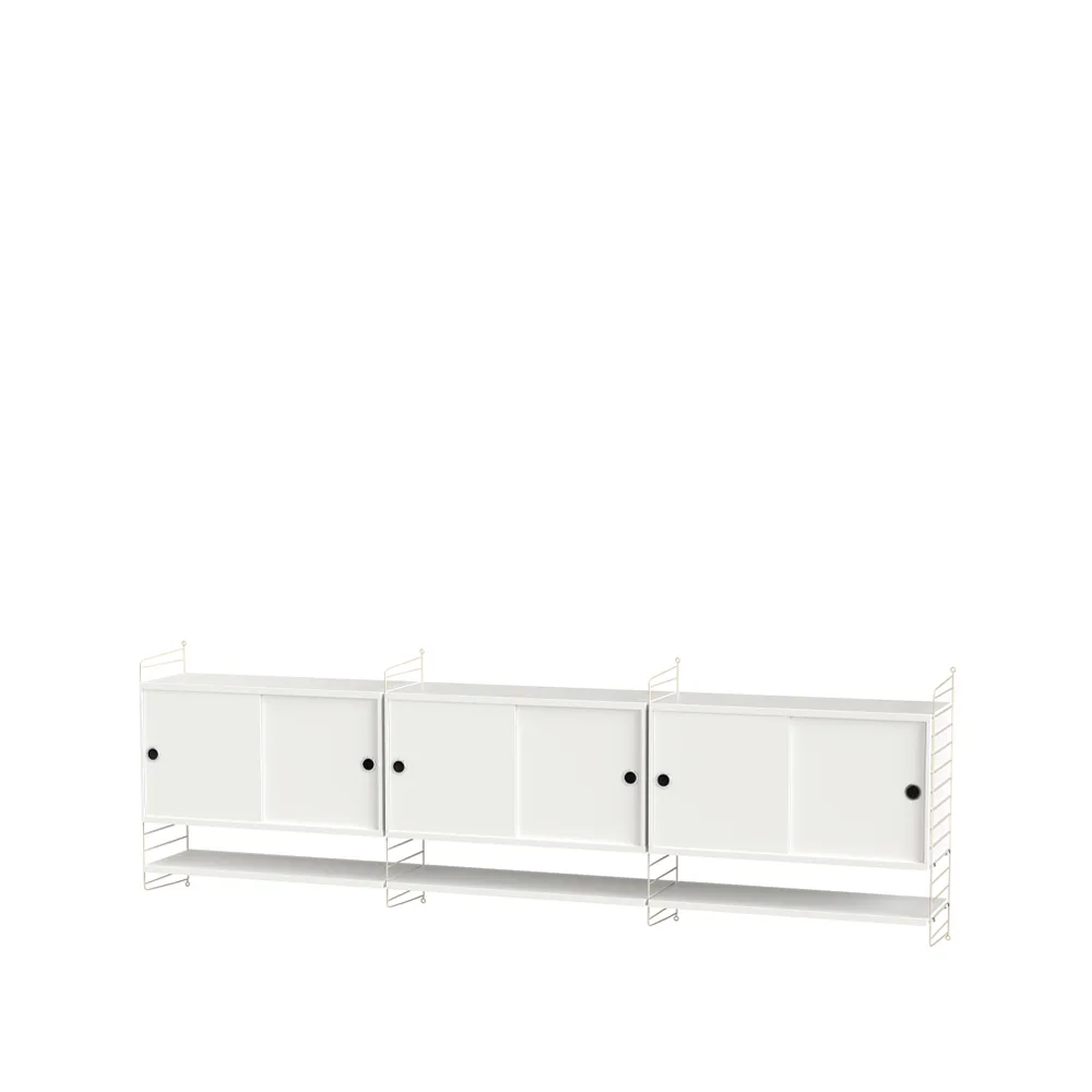 Salón String blanco y beige - Combinación E,  String