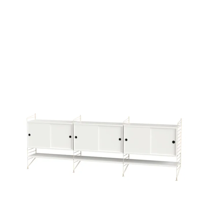 Salón String blanco y beige - Combinación F - String