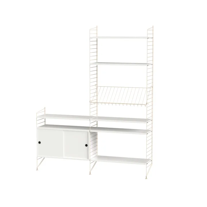 Salón String blanco y beige - Combinación K - String