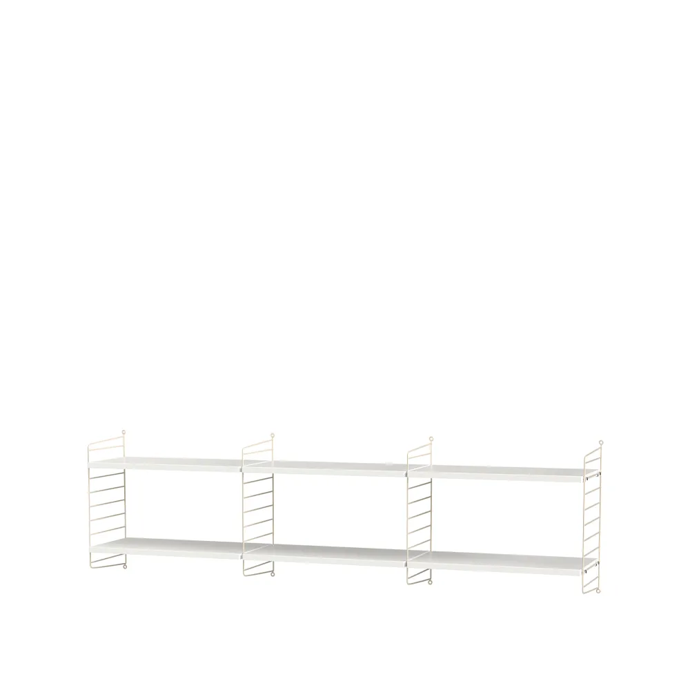 Salón String blanco y beige - Combinación O,  String