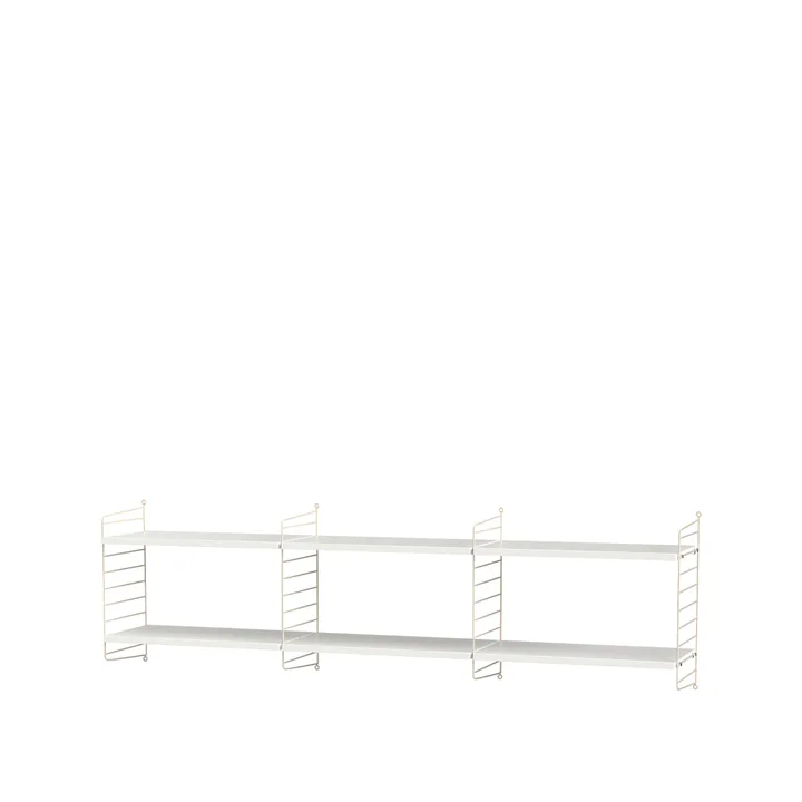 Salón String blanco y beige - Combinación O - String