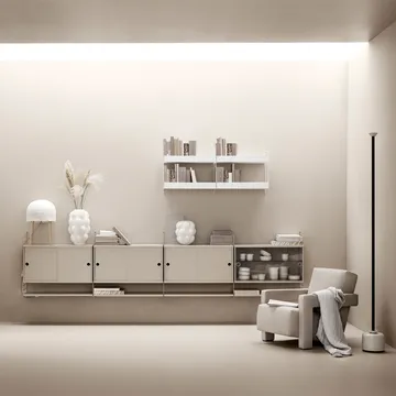Salón String fresno y beige - Combinación E - String