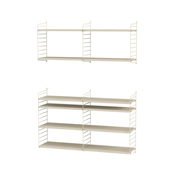 Salón String fresno y beige - Combinación N - String