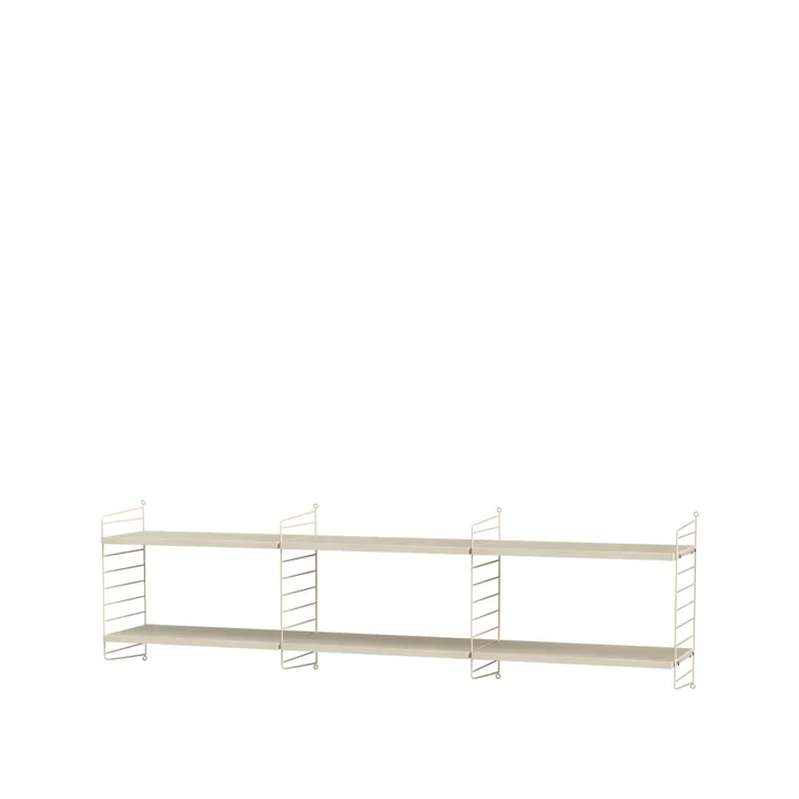 Salón String fresno y beige - Combinación O - String