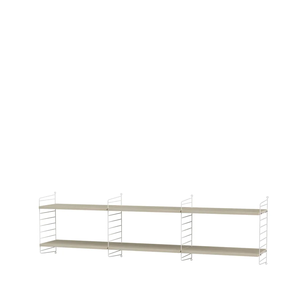 Salón String fresno y blanco - Combinación O,  String