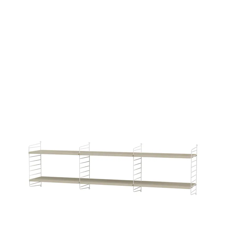 Salón String fresno y blanco - Combinación O - String