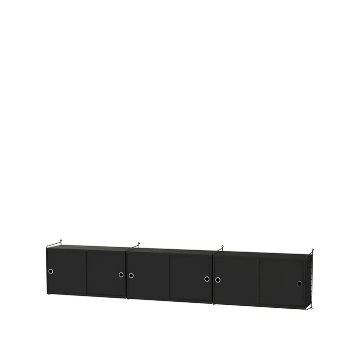 Salón String negro - Combinación D - String